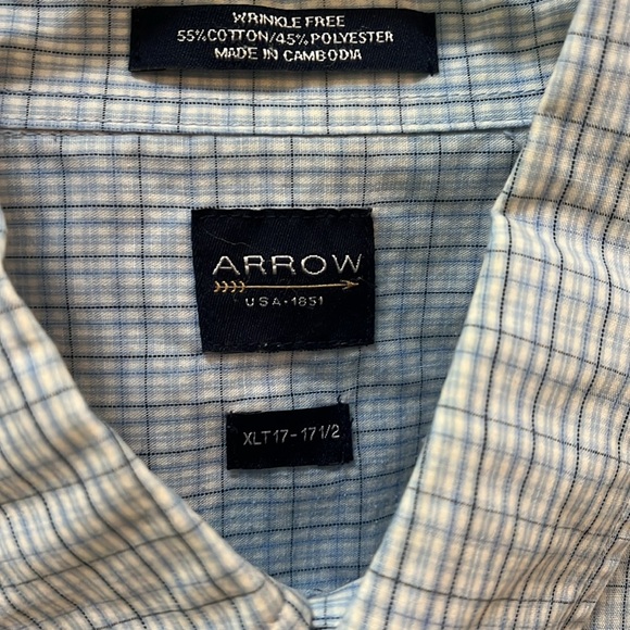 Blue button down dress shirt - Picture 2 of 10